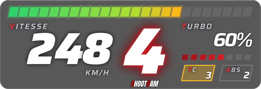 SHOOTKAM HUD, la barre